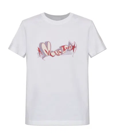 Moncler Short-sleeved T-shirt In White