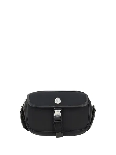 Moncler Shoulder Bags In Black
