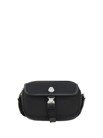 Moncler Shoulder Bags In Black