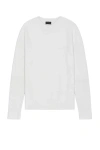 Moncler Shoulder Logo Sweater In Grey