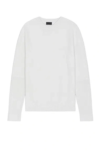 Moncler Shoulder Logo Sweater In Grey