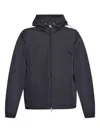Moncler Side Stripe Jacket In Black