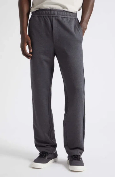 Moncler Side Stripe Sweatpants In Gray