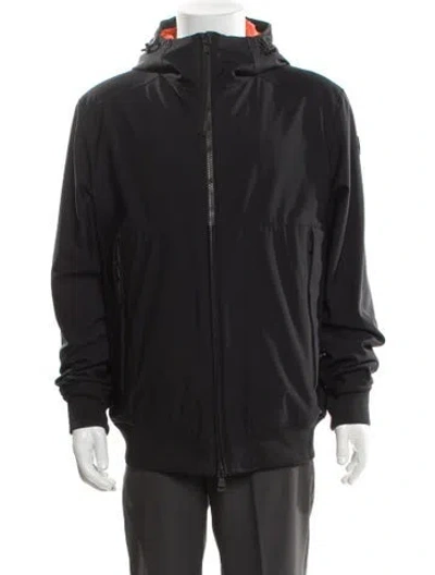Pre-owned Moncler Signature Logo Windbreaker In Gray