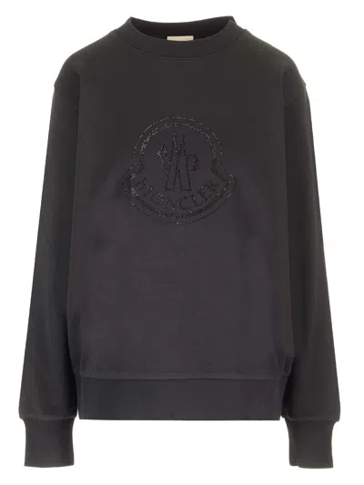 Moncler Signature Sweater Sweatshirts Black