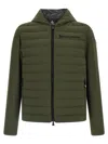 Moncler Grenoble Green Polyamide Blend Jacket In Green