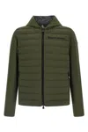Moncler Grenoble Green Polyamide Blend Jacket In Green