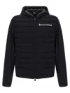 Moncler Grenoble Padded Zip-up Sweatshirt In Black