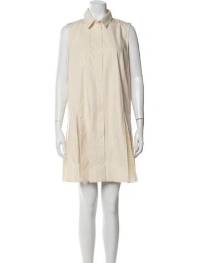 Pre-owned Moncler Silk Short Set In Brown
