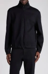 Moncler Simorre Cotton-blend Jacket In Black