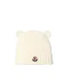 Moncler Simple Bear Hat In Neutral