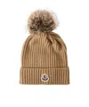 Moncler Simple Hat In Brown