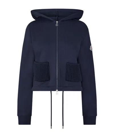Moncler Simple Hoodie In Black