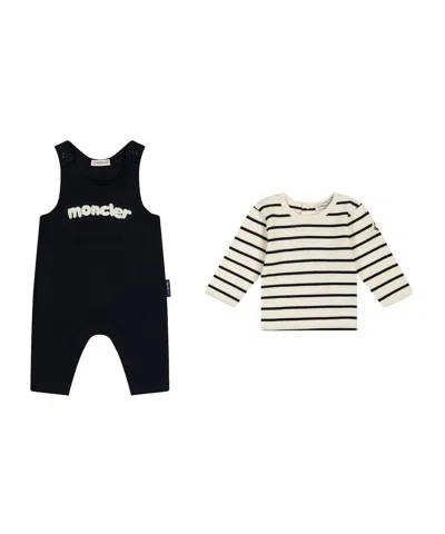 Moncler Simple One-piece Pants In Black