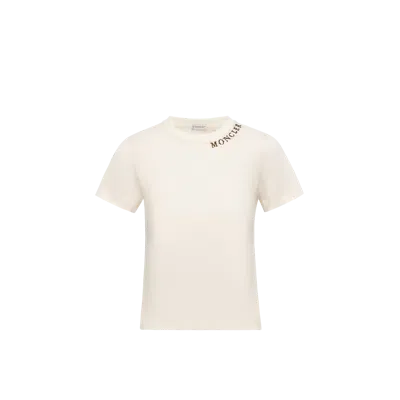 Moncler Sketch Logo Cotton T-shirt In Animal Print