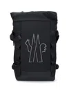 Moncler Grenoble Technical Water-repellent Backpack In Black