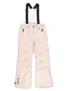 Moncler Ski Bib Trousers In Pink