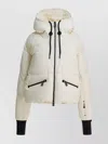 Moncler Ski Down Jacket With Hood And Pockets In White