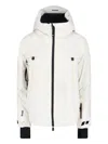 Moncler Chanavey Hooded Gore-tex Down Ski Jacket In White