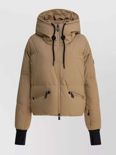 MONCLER SKI JACKET WITH HOOD AND POCKETS