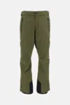 Moncler Panelled Ski Trousers In Green