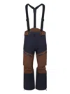 Moncler Adjustable Strap Ski Trousers And Pockets In Blue
