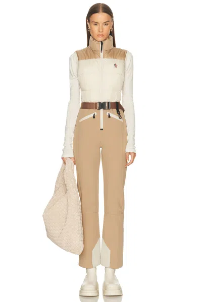 Moncler Ski Suit In Gray