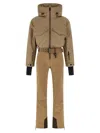 Moncler Insulated Ski Overall Featuring Adjustable Elements In Multi