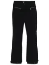 Moncler Logo-patch Ski Trousers In Black