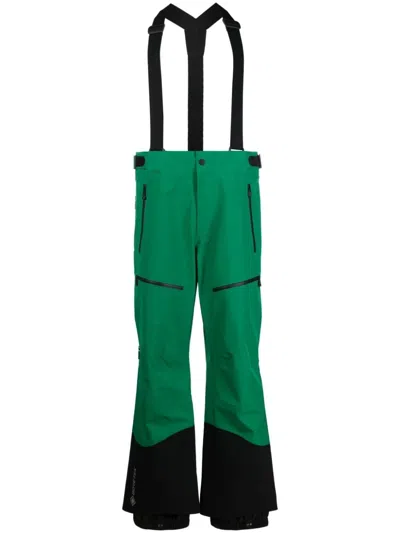 Moncler Ski Trousers In Green