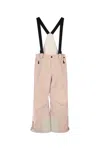 Moncler Grenoble Kids Technical Ski Bib In Pink