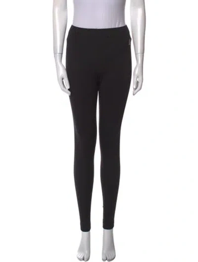 Pre-owned Moncler Skinny Leg Pants In Black