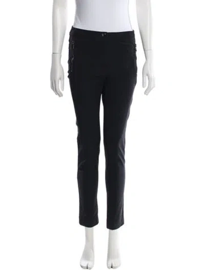 Pre-owned Moncler Skinny Leg Pants In Black