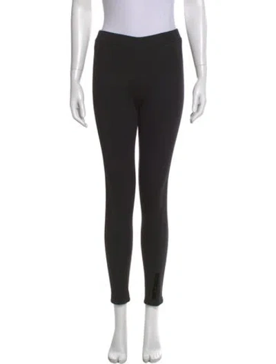 Pre-owned Moncler Skinny Leg Pants In Black