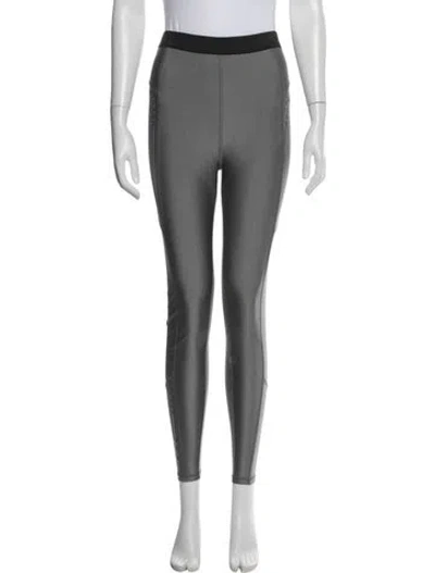 Pre-owned Moncler Skinny Leg Pants In Gray