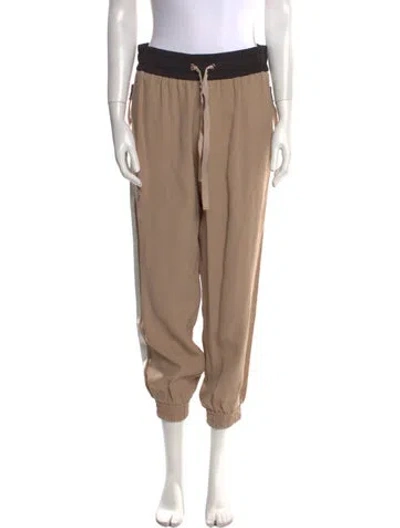 Pre-owned Moncler Skinny Leg Pants In Neutral