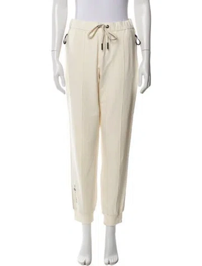 Pre-owned Moncler Skinny Leg Pants In Neutral