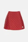 Moncler Diamond-quilted Mini A-line Skirt