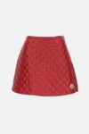 Moncler Diamond-quilted Mini A-line Skirt
