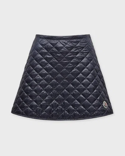 MONCLER MONCLER SKIRT DIAMOND-QUILTED MINI