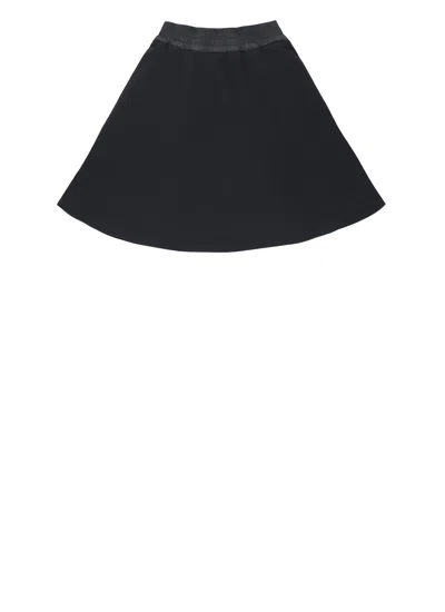 Moncler Kids' Skirt With Logo In Black