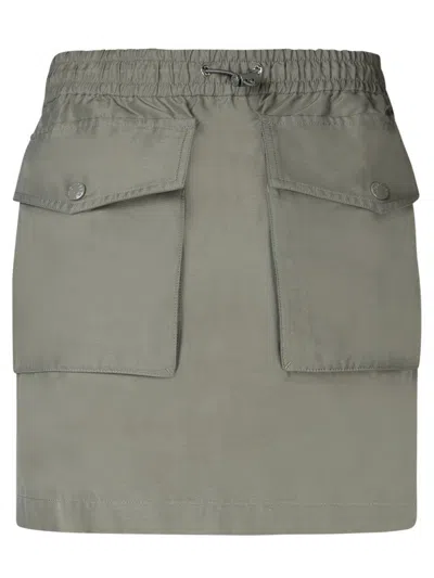 Moncler Miniskirt Pockets In Verde