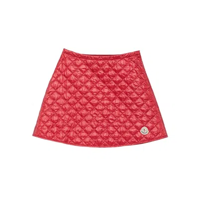 Moncler Womens Quilted Skirt In Animal Print