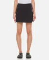 Moncler Black Wrap Skort In Black