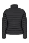 Moncler Slate Polyester Grange Down Jacket In Nero