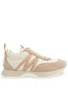 Moncler Stylish Sneakers With Contrast Panels And Texture In Multi