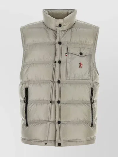 MONCLER SLEEVELESS CHEST POCKET DOWN JACKET