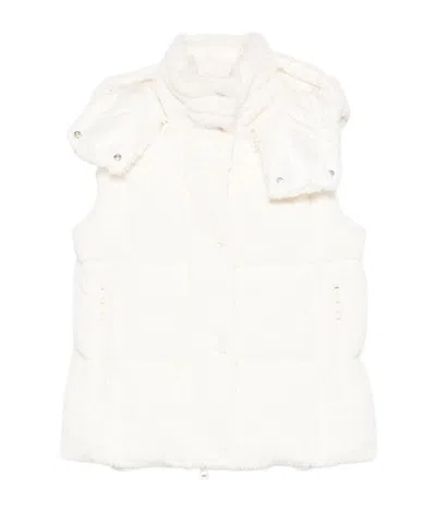 Moncler Sleeveless Cotton Clothes In White
