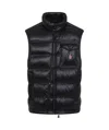 Moncler Grenoble Sleeveless Padded Vest In Black