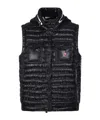Moncler Grenoble Gumiane Padded Bodywarmer In Black